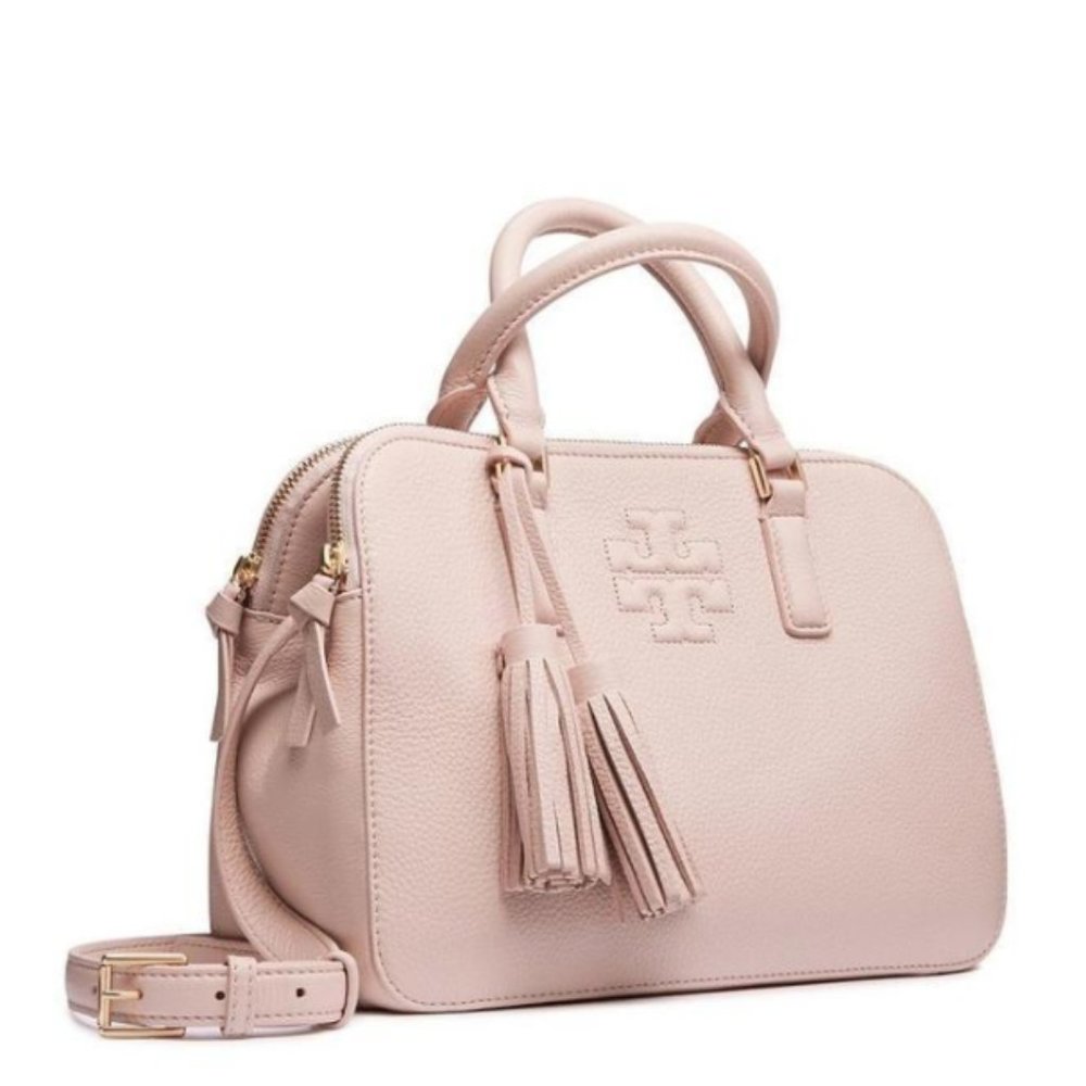 Tory Burch Thea Double-zip Leather Satchel Bag